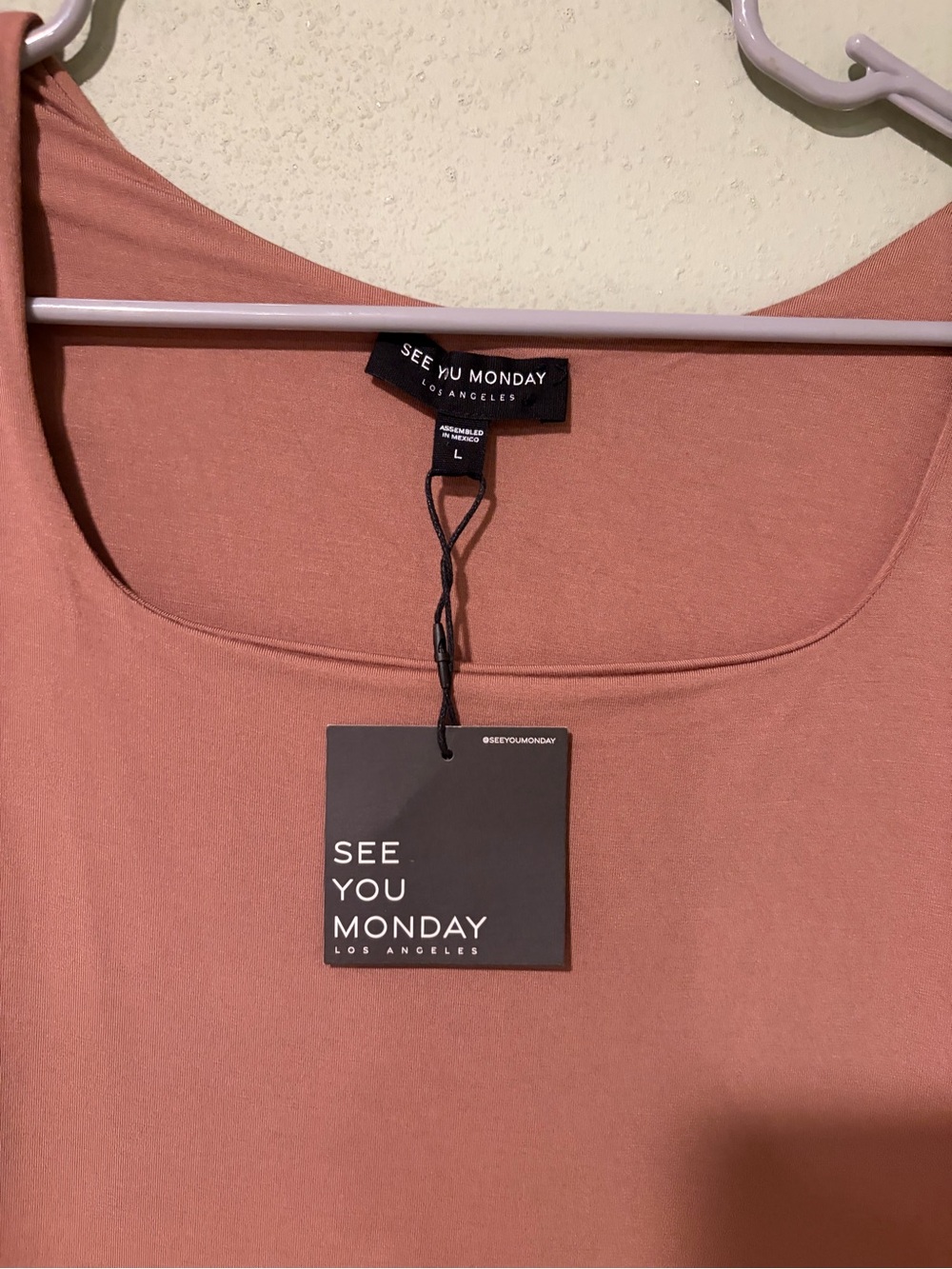 See You Monday Dusty Rose Scoop Neck Maxi Dress - Picture 3 of 3